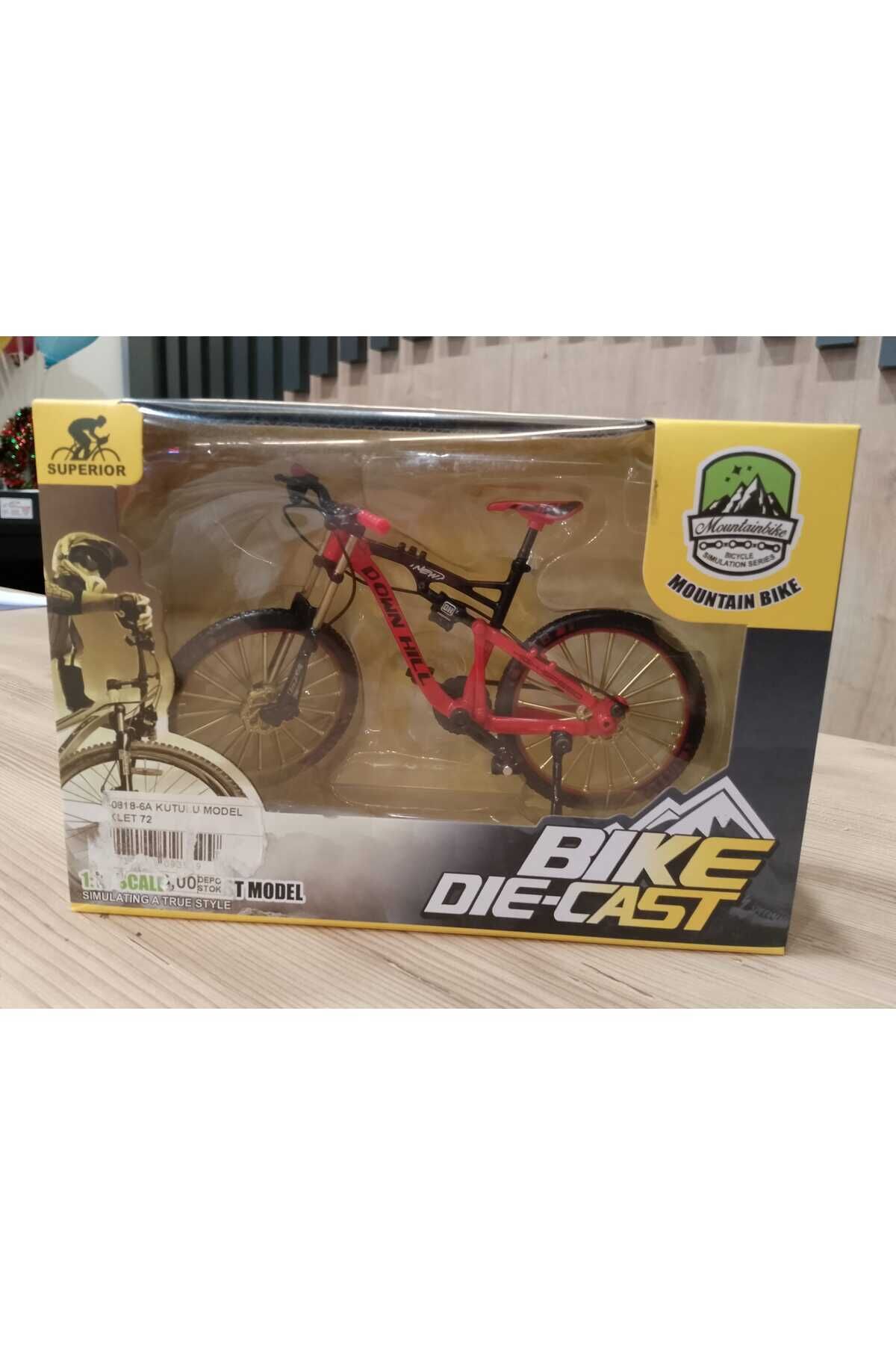 Minyatür Metal Dağ Bisiklet 1:10 0818-6a