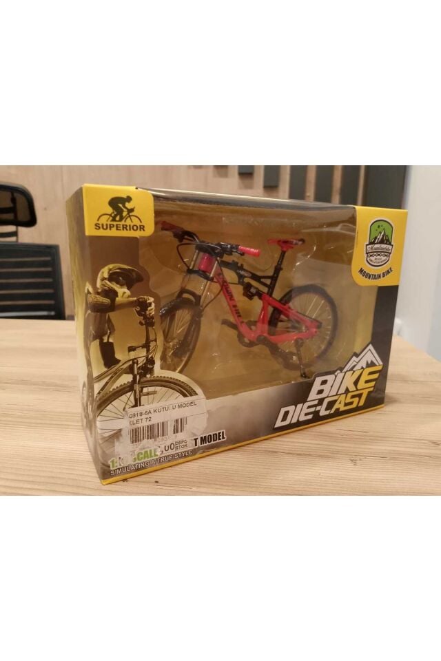 Minyatür Metal Dağ Bisiklet 1:10 0818-6a