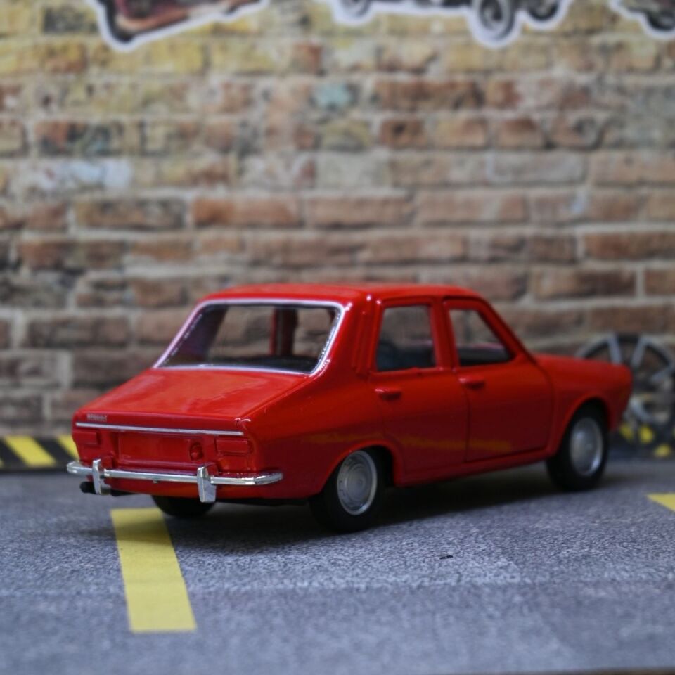 RENAULT 12 KLASİK METAL ARABA KIRMIZI