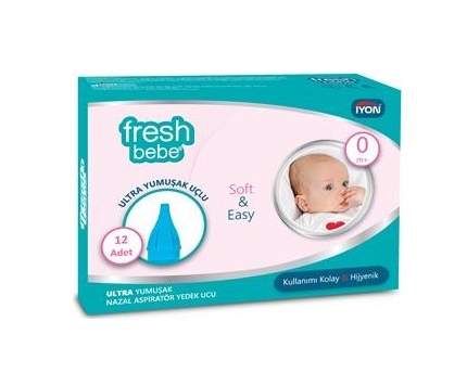 Fresh Bebe Burun Aspiratörü Yedek Ucu 12'li