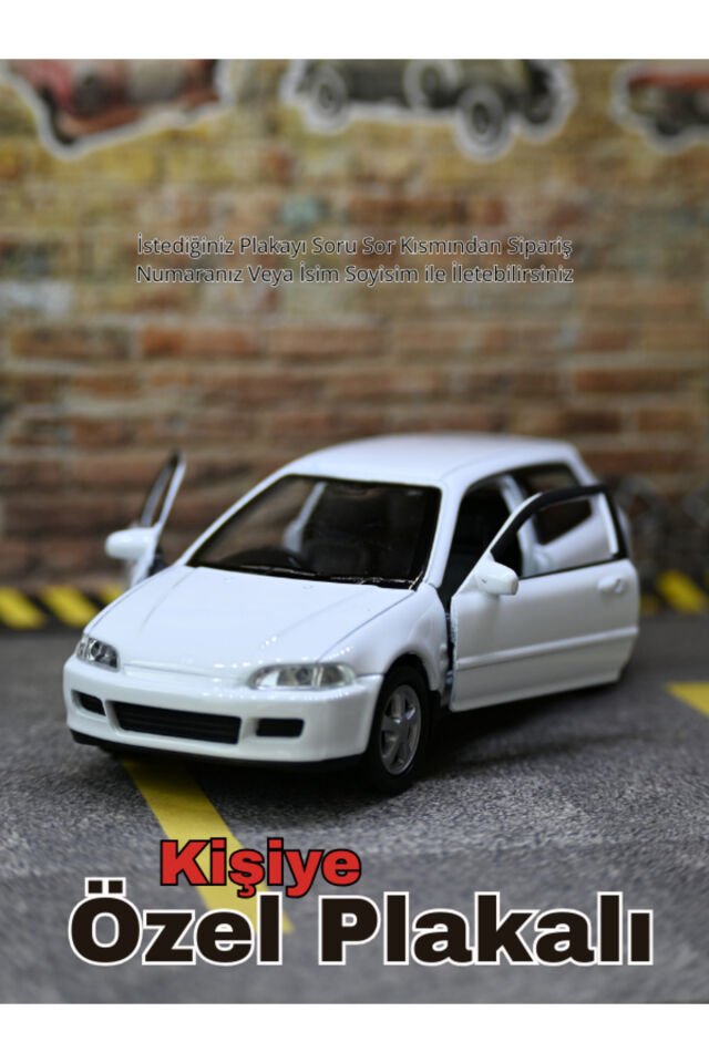 WELLY ÇEK BIRAK HONDA CİVİC METAL ARABA