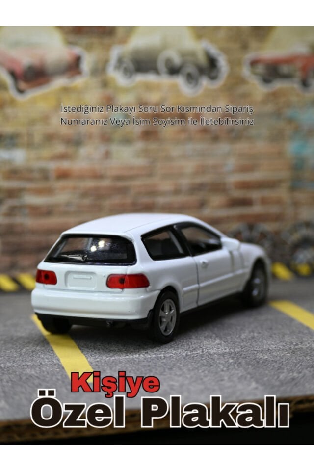 WELLY ÇEK BIRAK HONDA CİVİC METAL ARABA