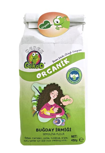 Gekoo Organik İrmik 450g