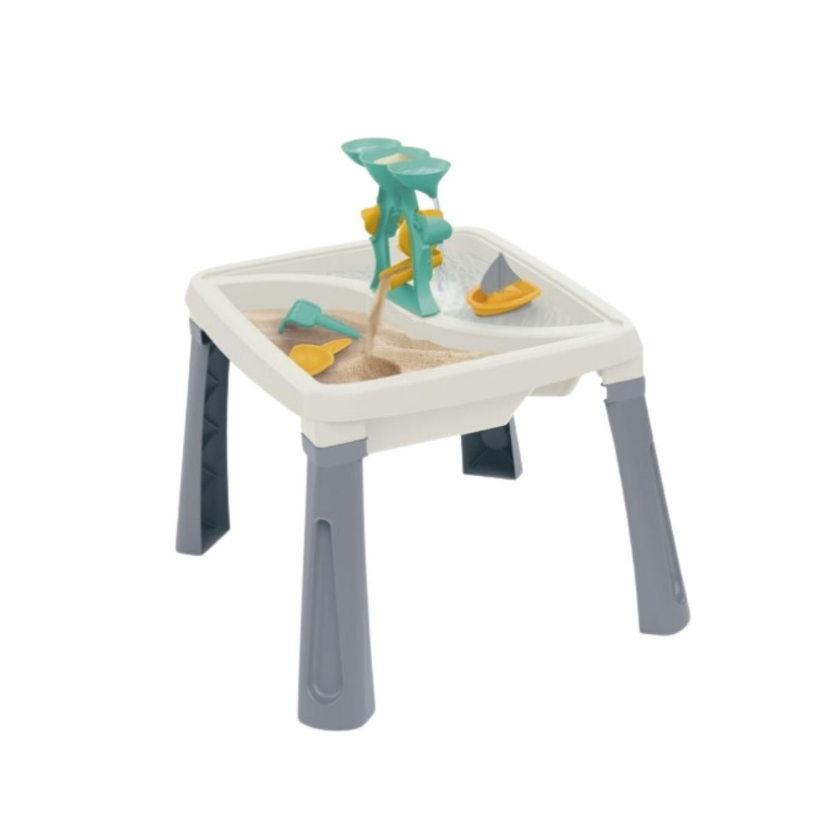 Dolu Oyuncak Su Kum 3'in 1 Yaratıcılık Masası Yeşi