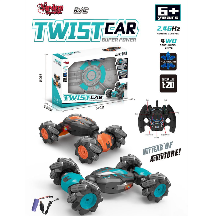 VARDEM SESLİ ACROBAT ARABA RC TWİST CAR