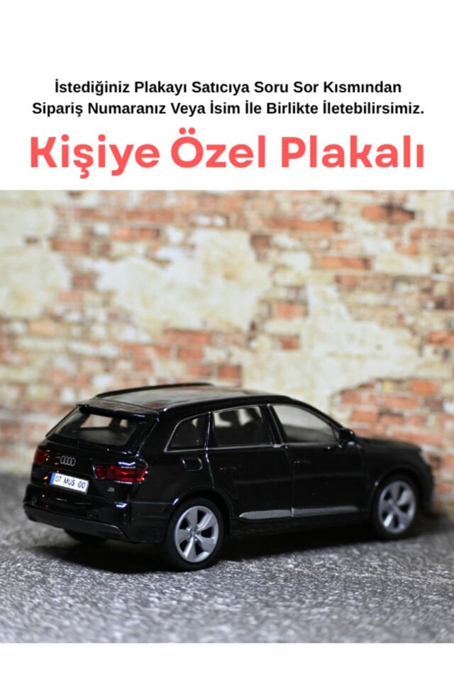 AUDİ Q7 METAL ARABA SİYAH
