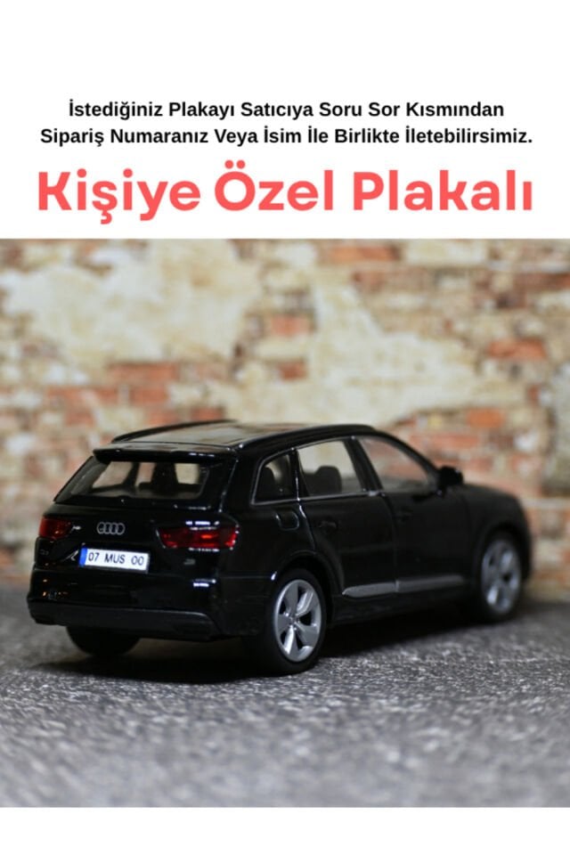 AUDİ Q7 METAL ARABA SİYAH