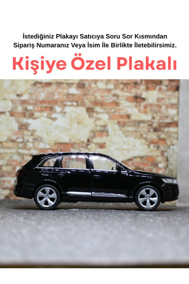 AUDİ Q7 METAL ARABA SİYAH