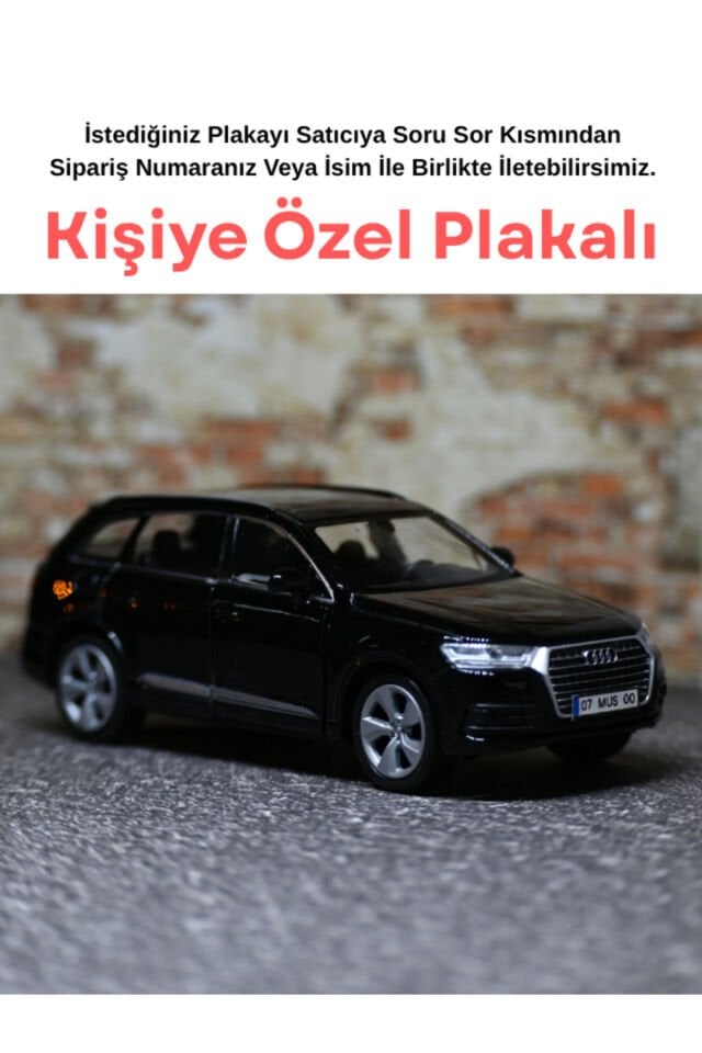 AUDİ Q7 METAL ARABA SİYAH