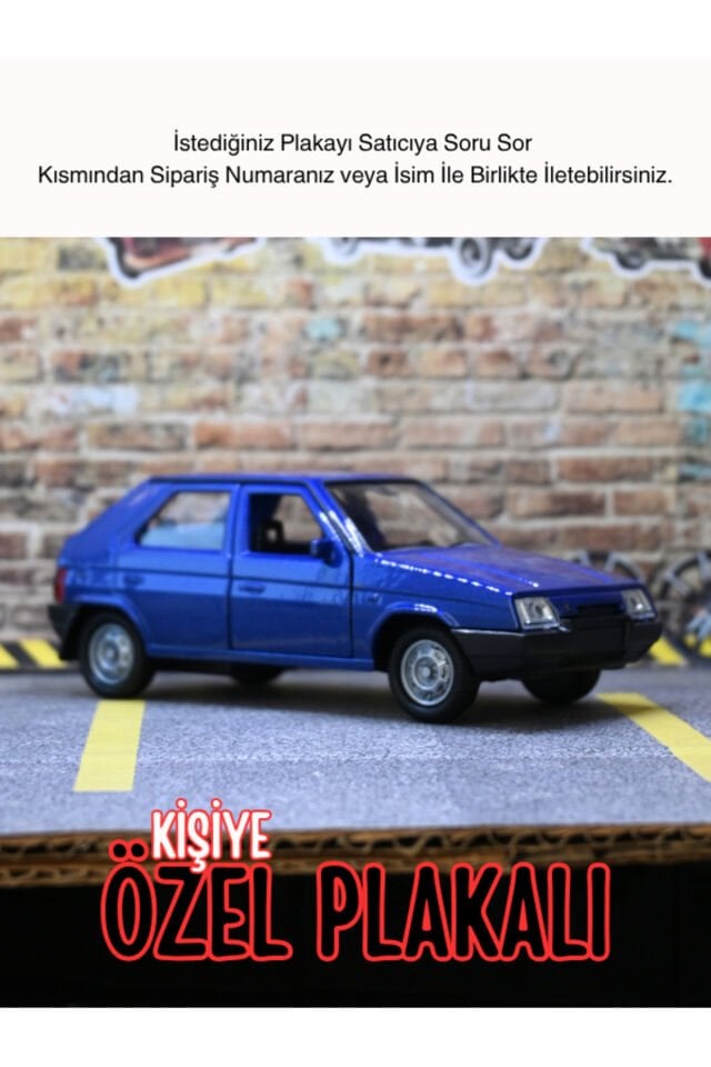 SKODA VAFORİT METAL ARABA MAVİ