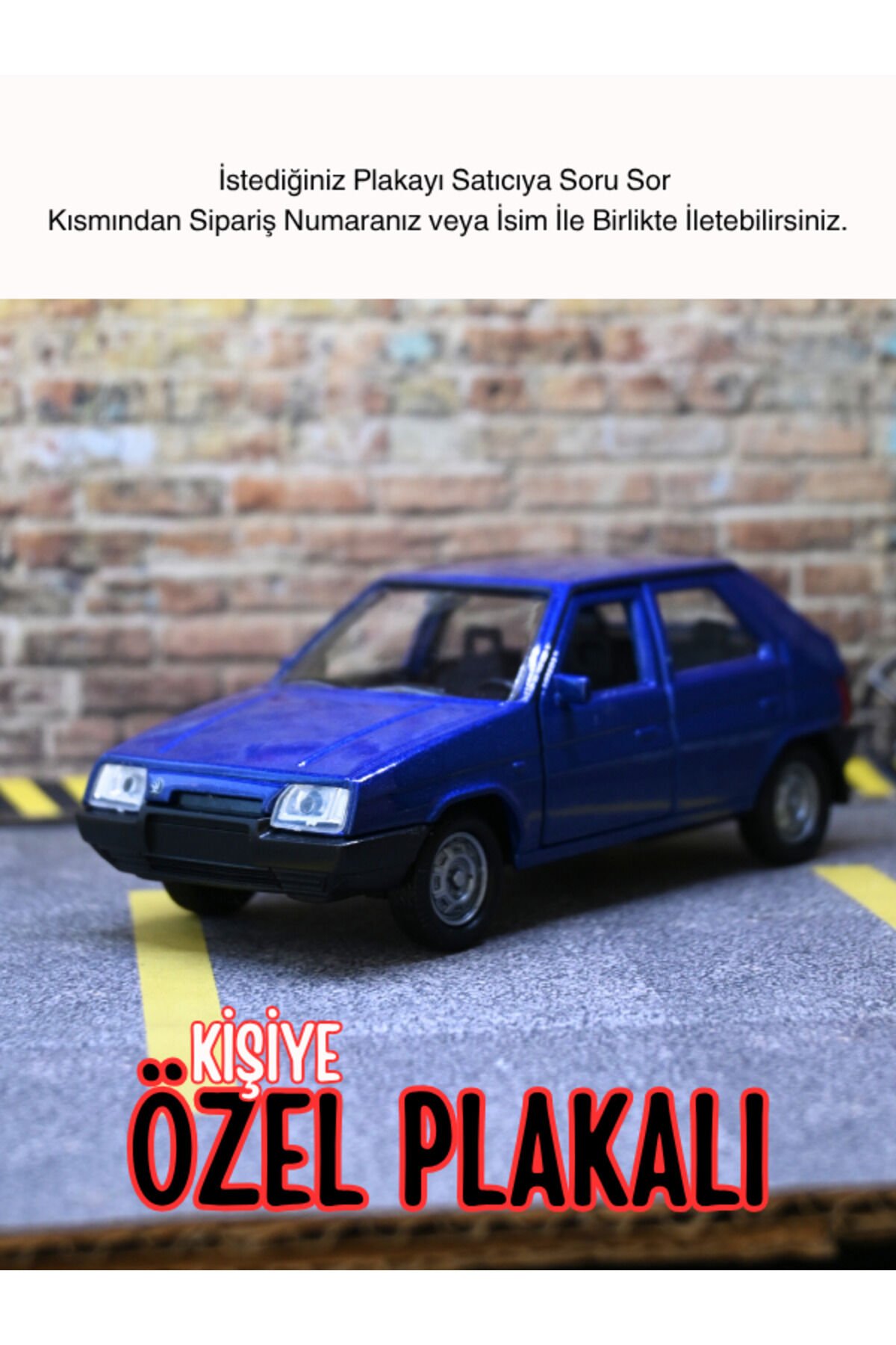 SKODA VAFORİT METAL ARABA MAVİ