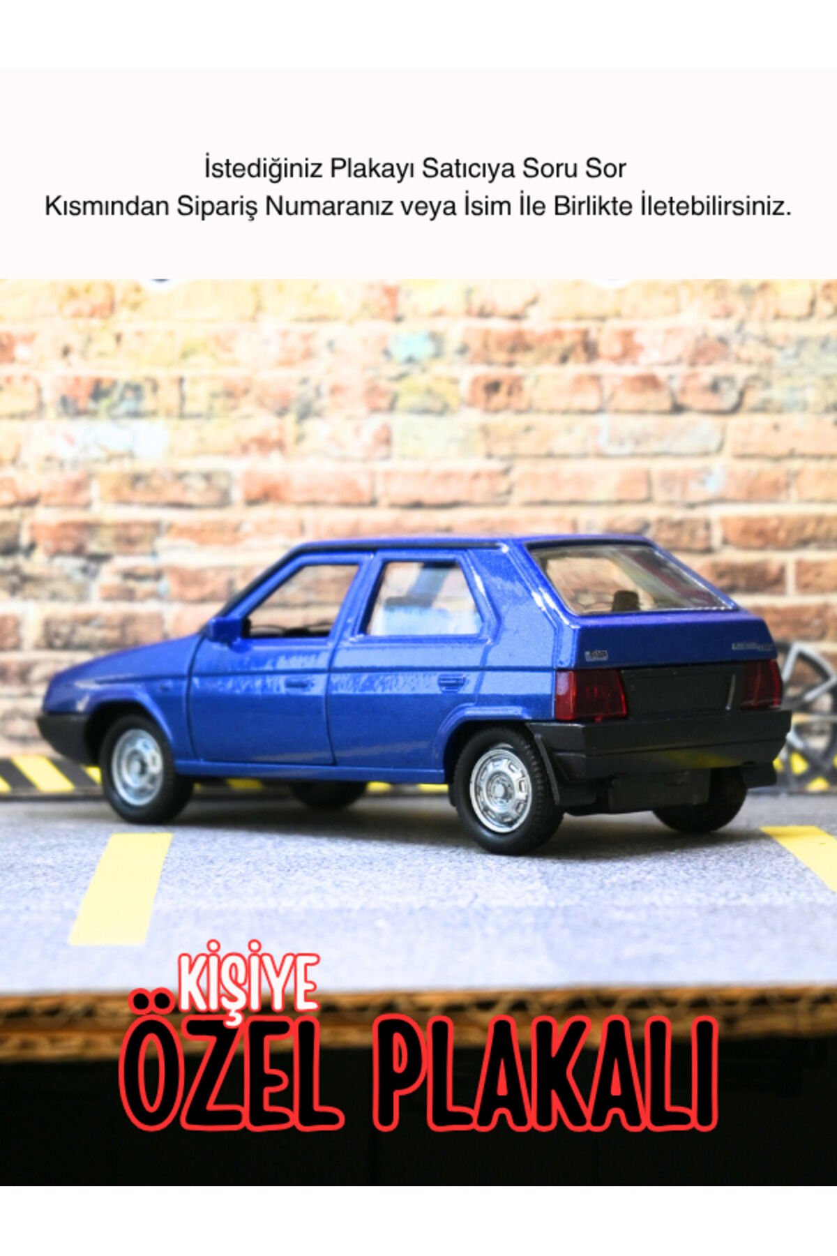 SKODA VAFORİT METAL ARABA MAVİ