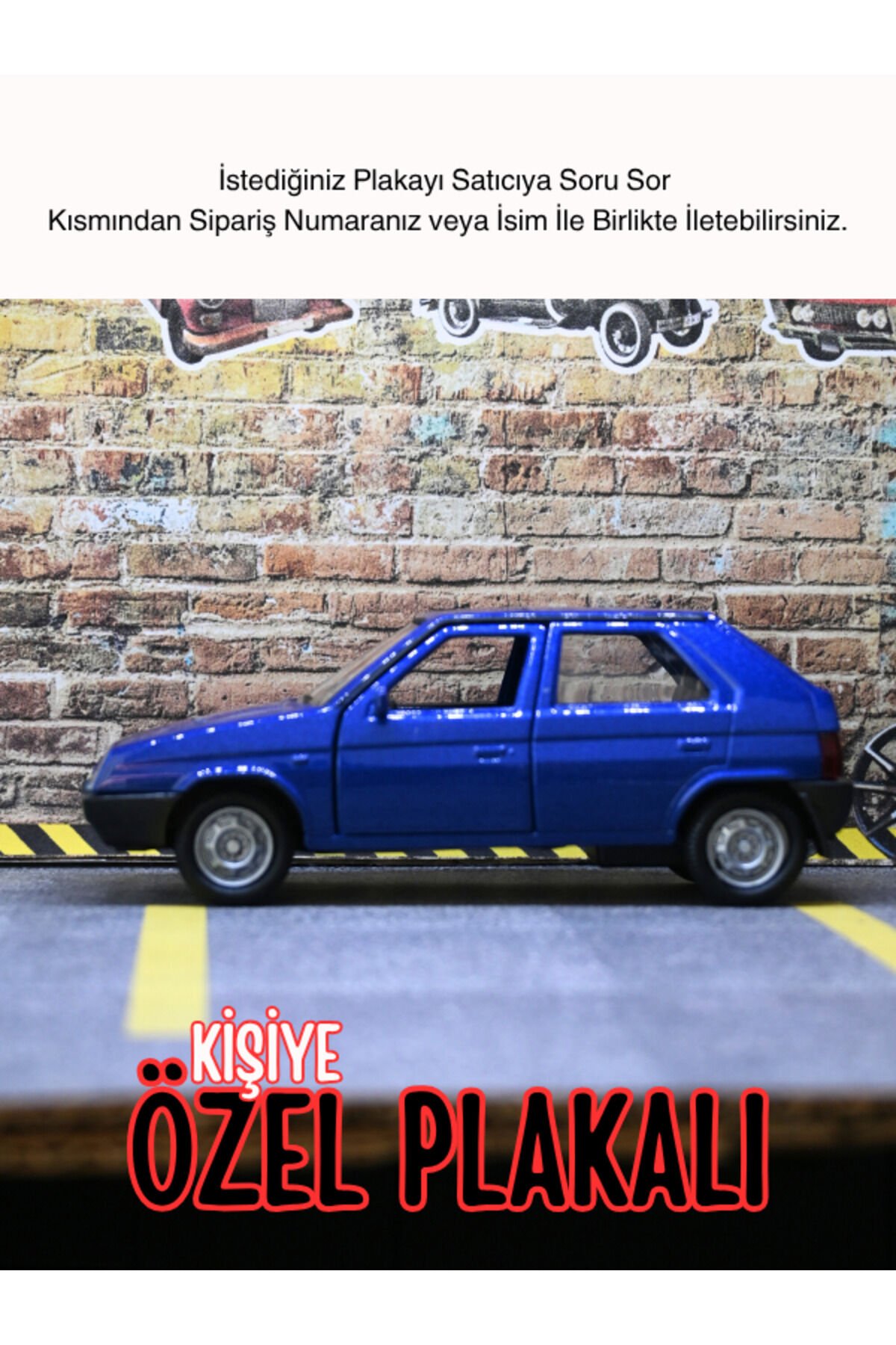 SKODA VAFORİT METAL ARABA MAVİ