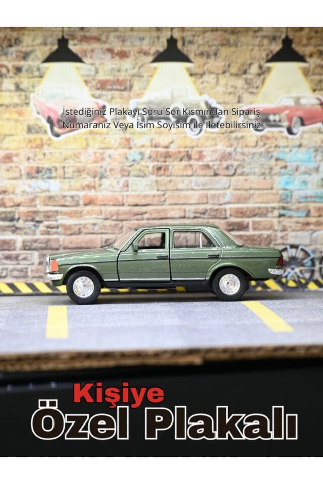 Mercedes W123 Metal Araba YEŞİL