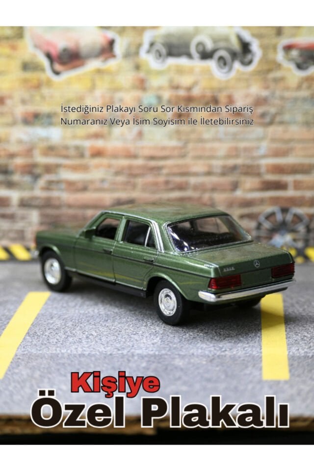 Mercedes W123 Metal Araba YEŞİL
