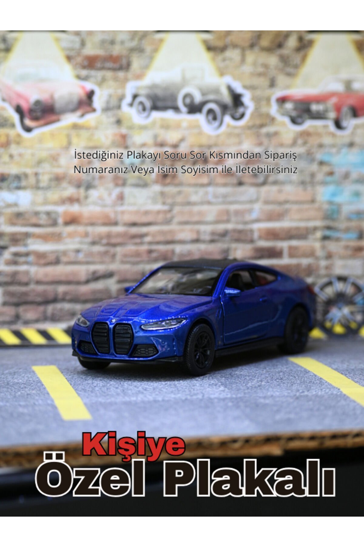 BMW M4 METAL OYUNCAK ARABA II MAVİ