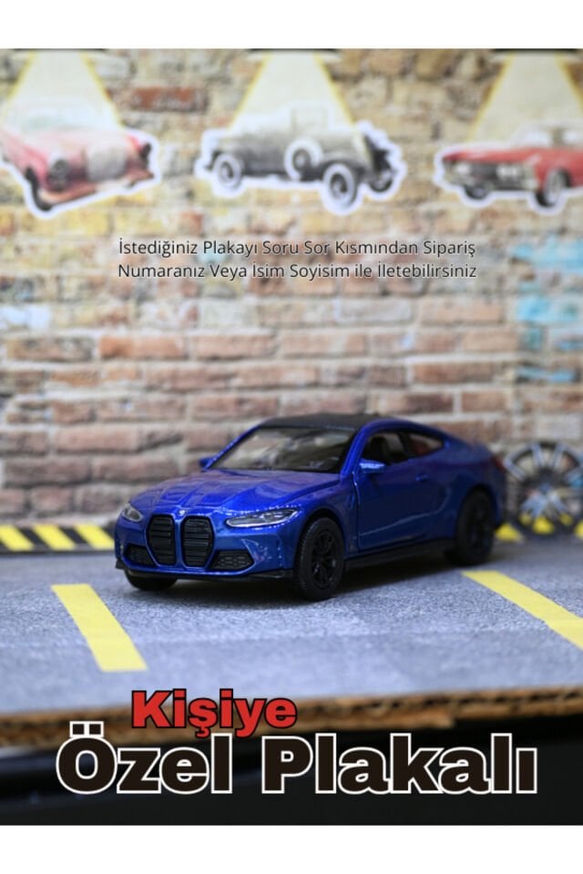 BMW M4 METAL OYUNCAK ARABA II MAVİ
