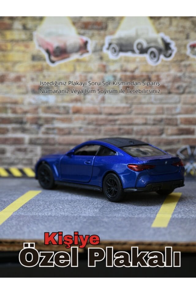 BMW M4 METAL OYUNCAK ARABA II MAVİ