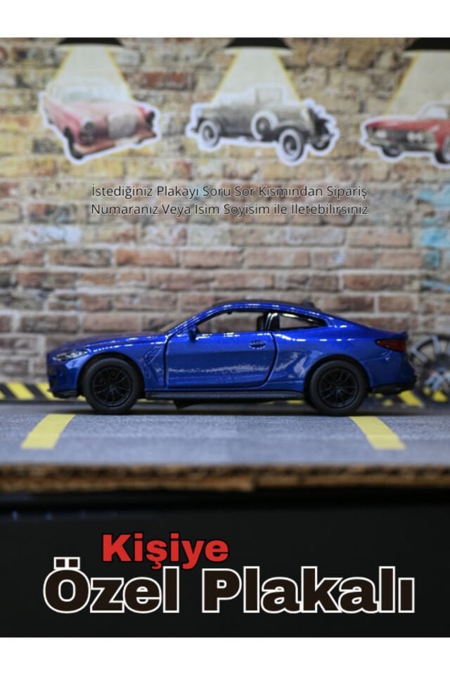BMW M4 METAL OYUNCAK ARABA II MAVİ