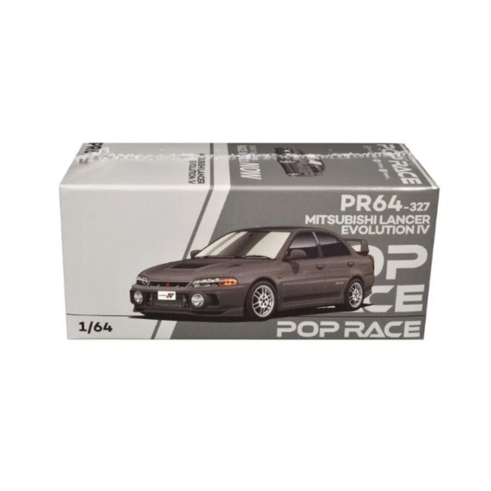 Pop Race Mitsubishi Lancer Evolution IV 1:64 Diecast Model Araba PR64-327