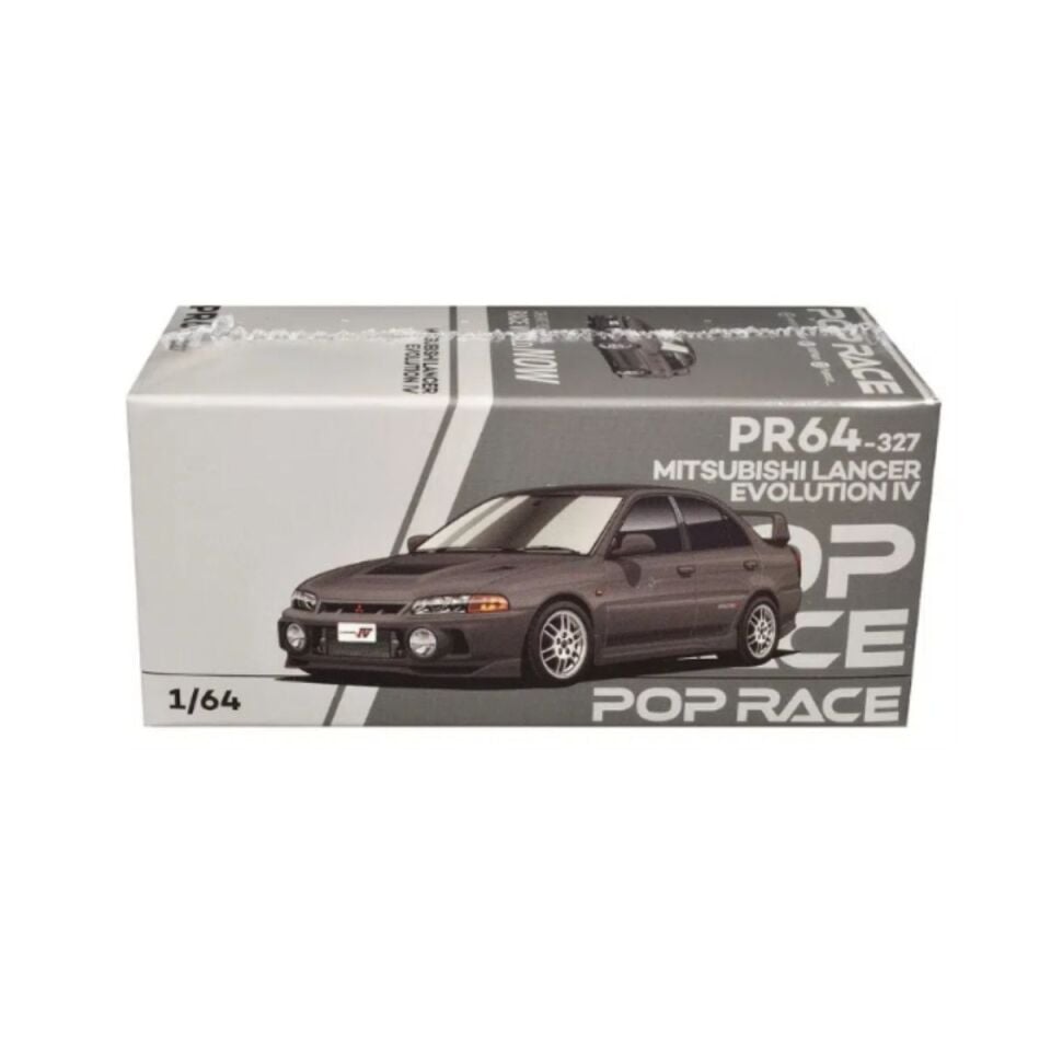 Pop Race Mitsubishi Lancer Evolution IV 1:64 Diecast Model Araba PR64-327