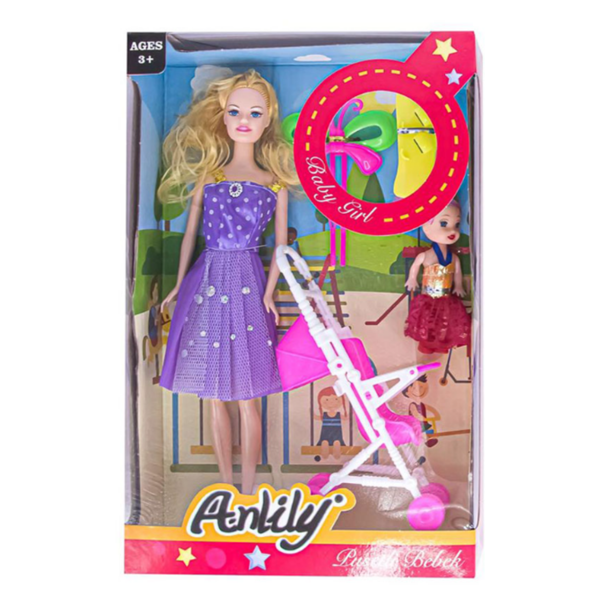 Anlily Kutuda Pusetli Bebek (Model: OYD-02269)