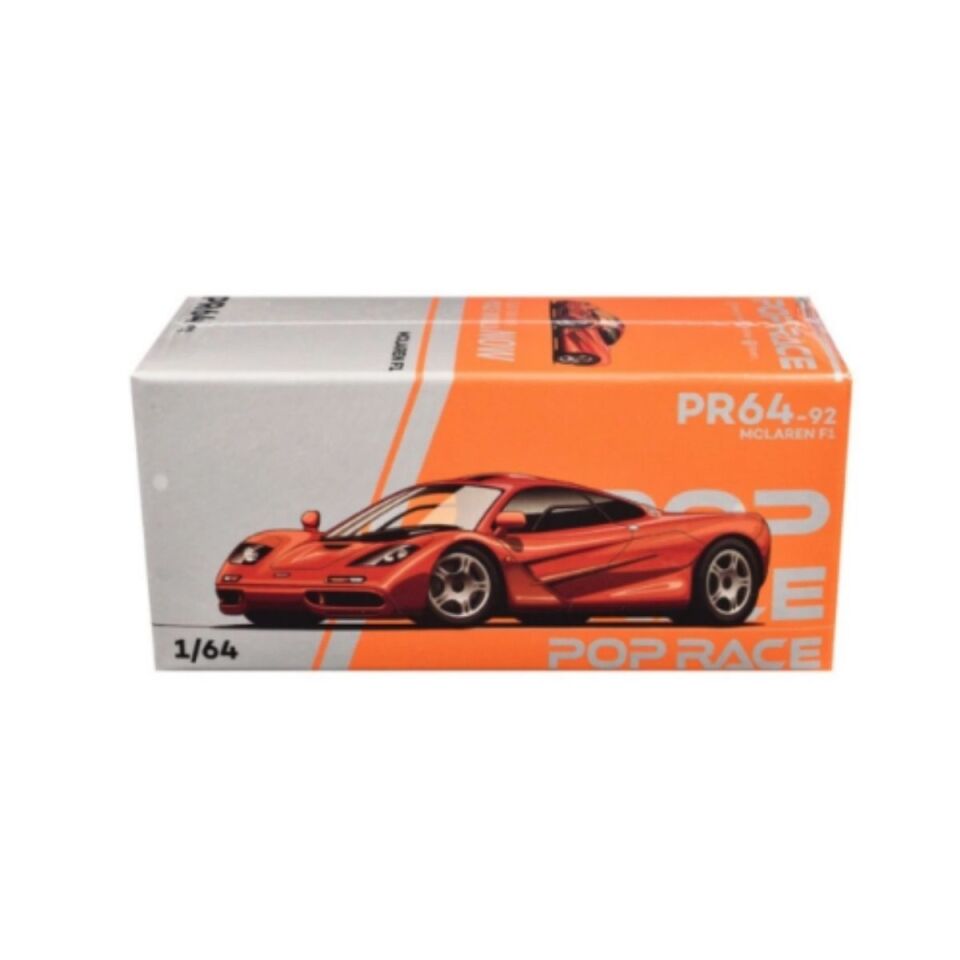 Pop Race McLaren F1 1:64 Diecast Model Araba PR64-92
