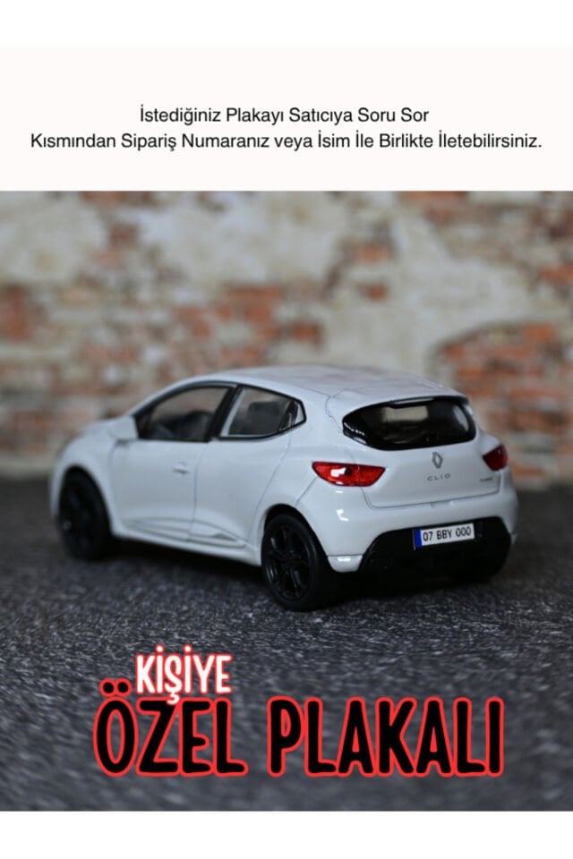 Renault Clio 4 Metal Araba II BEYAZ