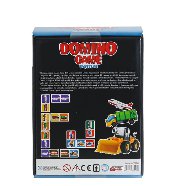 Laço Kids UTKU-LC7228 Domino Game Taşıtlar