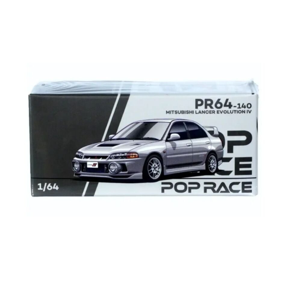 Pop Race Mitsubishi Lancer Evolution IV 1:64 Diecast Model Araba PR64-140