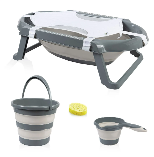 Babyjem Katlanır Banyo Seti Antrasit 59606