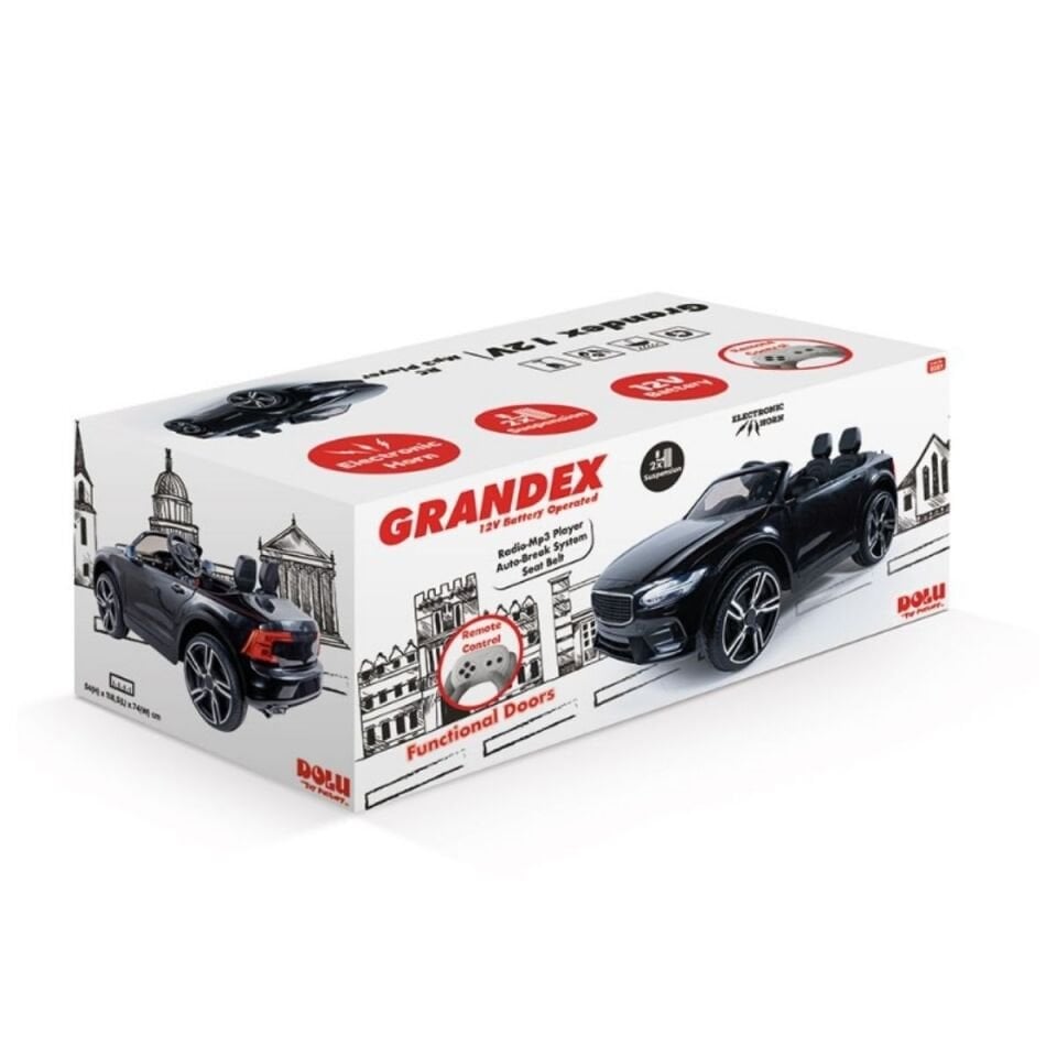 Dolu Grandex Akülü Araba Kahverengi 12 Volt
