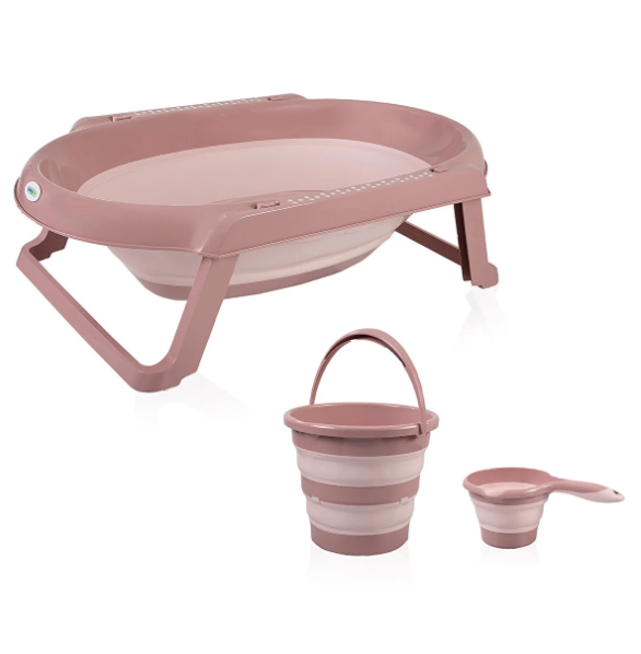Babyjem Katlanır Banyo Seti Somon 59606