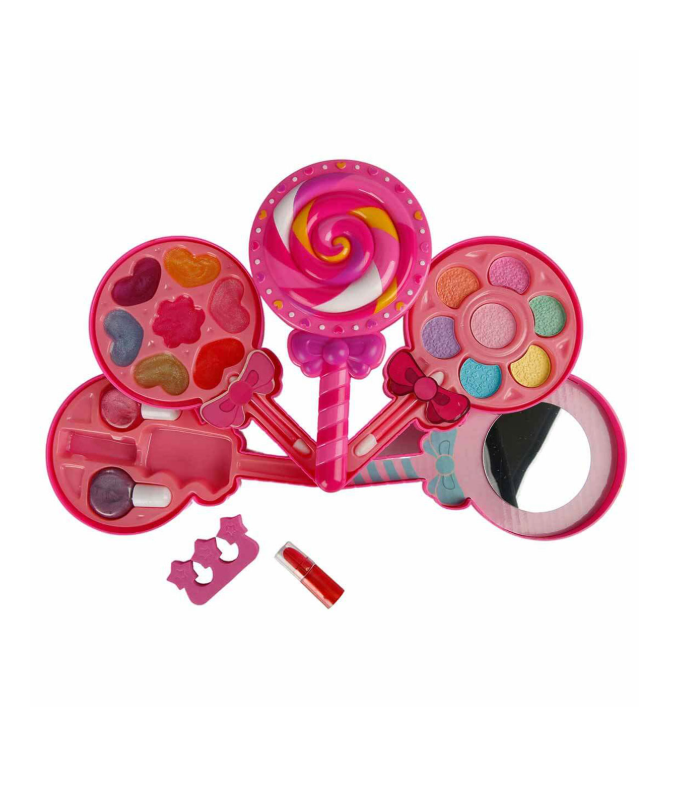 Sunman Lolipop Şekilli 4 Katlı Makyaj Güzellik Seti