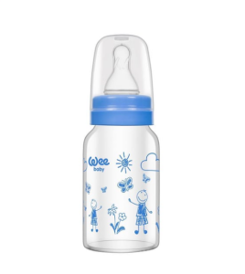 Wee Isıya Dayanaklı Biberon Cam 0-6 120ml