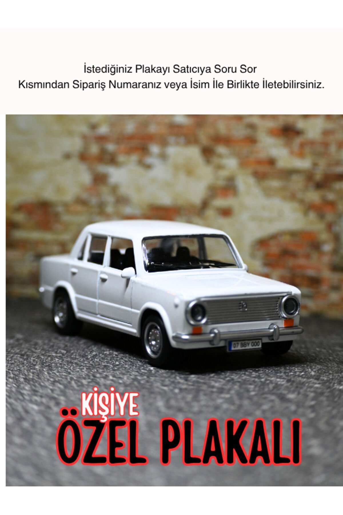 Çek Bırak Metal Araba Murat 124 Sesli Ve Işıklı (K