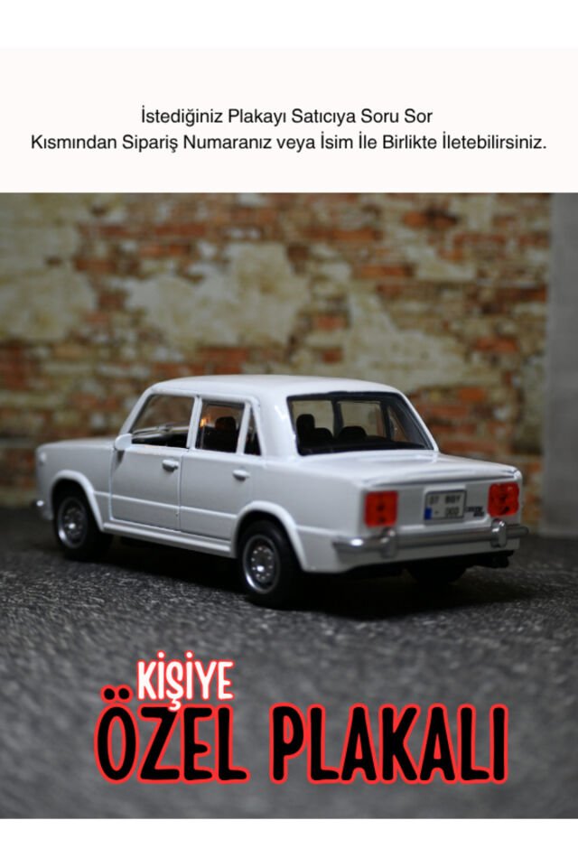 Çek Bırak Metal Araba Murat 124 Sesli Ve Işıklı (K