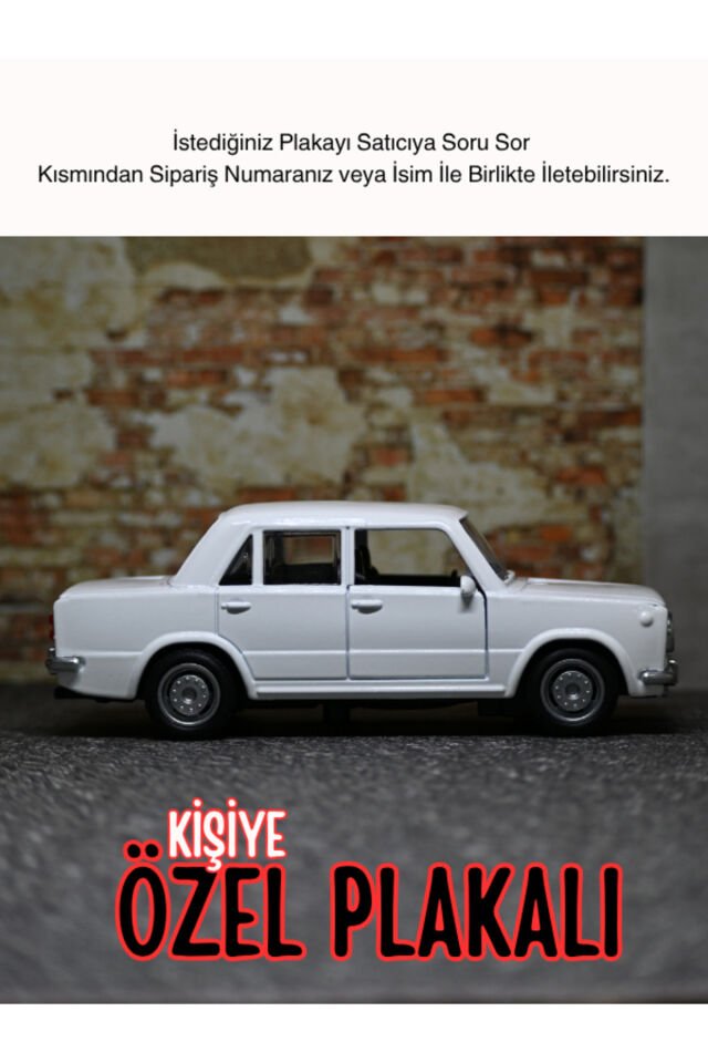 Çek Bırak Metal Araba Murat 124 Sesli Ve Işıklı (K