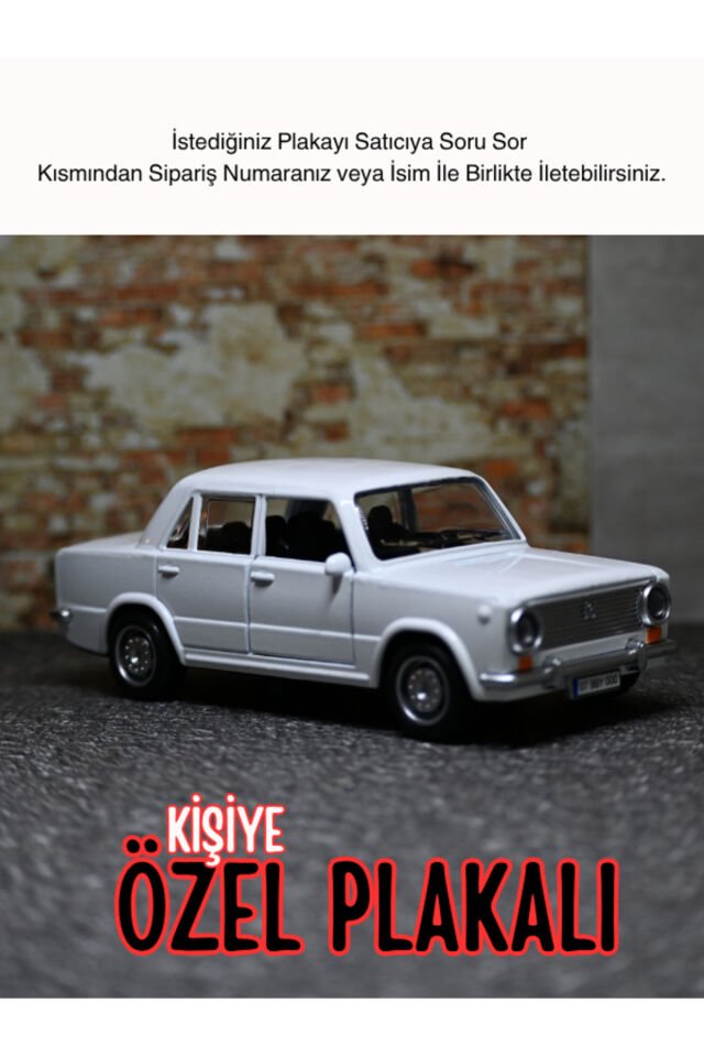 Çek Bırak Metal Araba Murat 124 Sesli Ve Işıklı (K