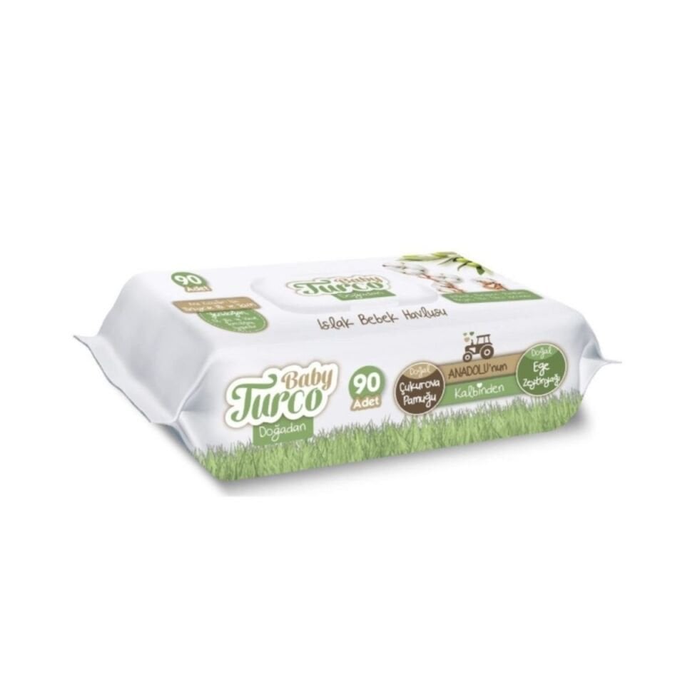 Baby Turco Doğadan Islak Mendil 90'lı