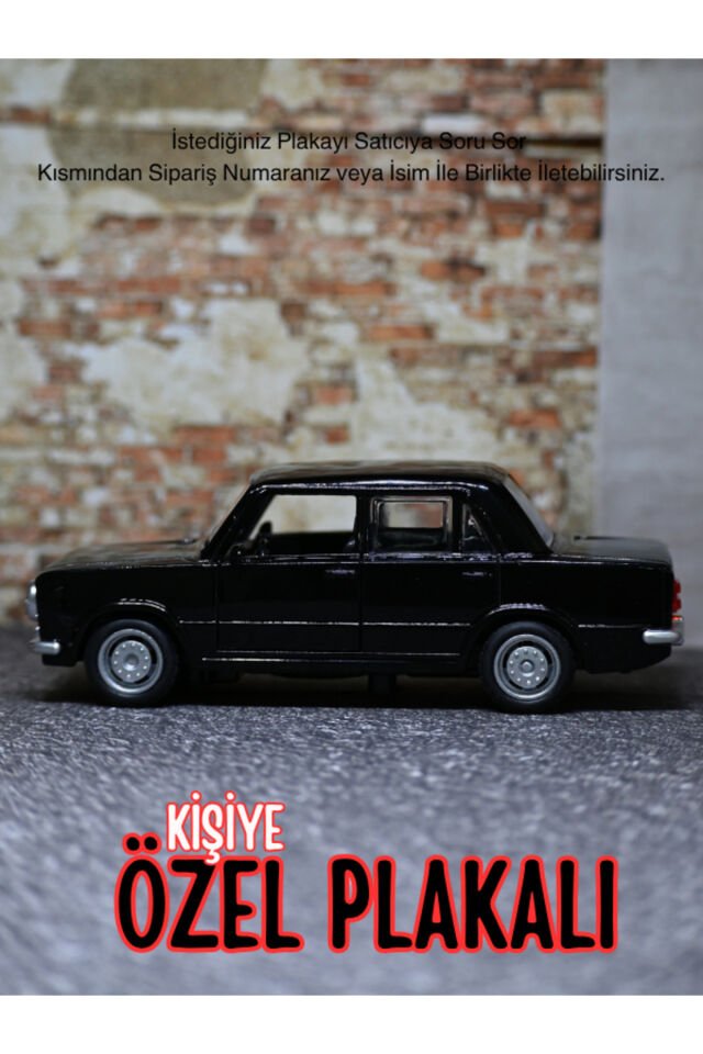 Kişiye Özel Plaka Murat 124 Metal Araba Işıklı Ve