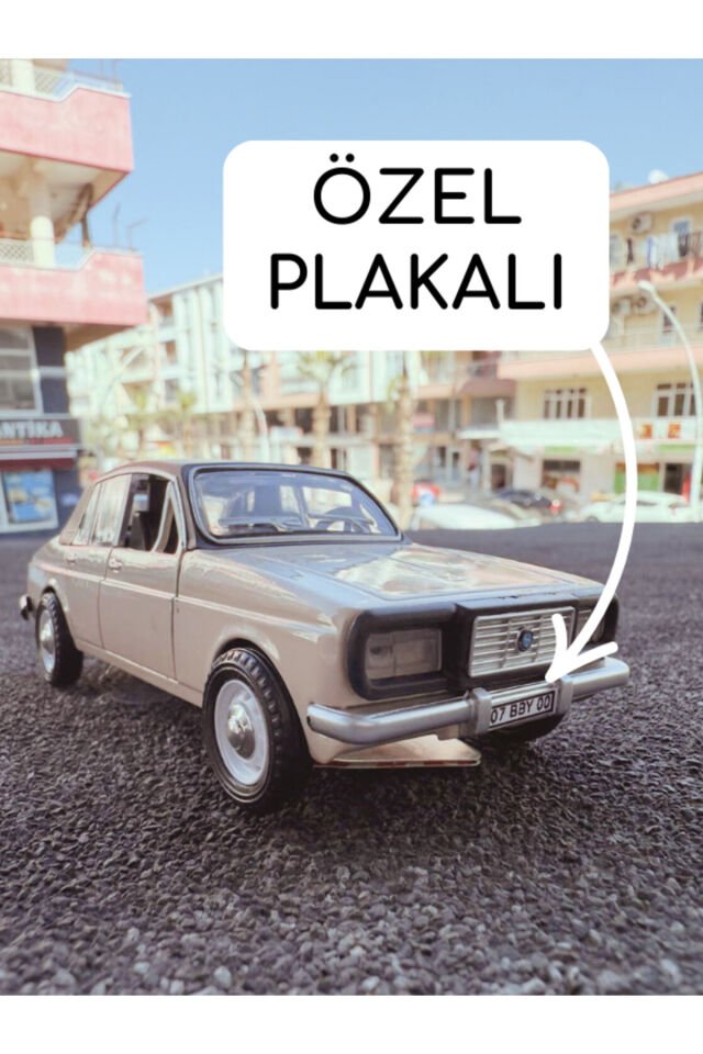 Kişiye Özel Plakalı Anadol Metal Araba Sesli Ve Iş