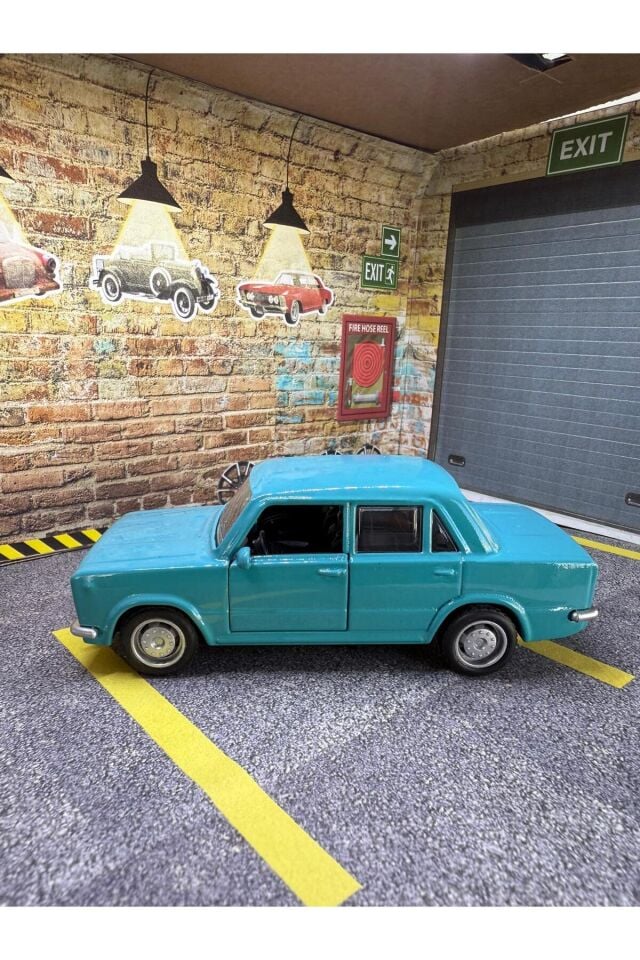 Kişiye Özel Plakalı Murat 124 Metal Araba - Çek Bı