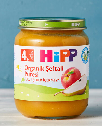 Hipp Organik Şeftali Püresi 125 g