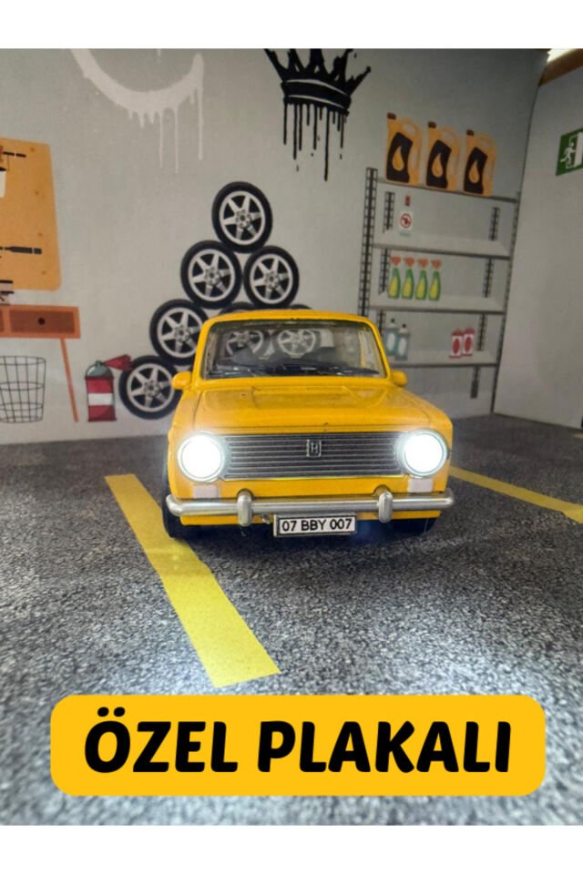 Kişiye Özel Plakalı Murat 124 Metal Araba Koleksiy