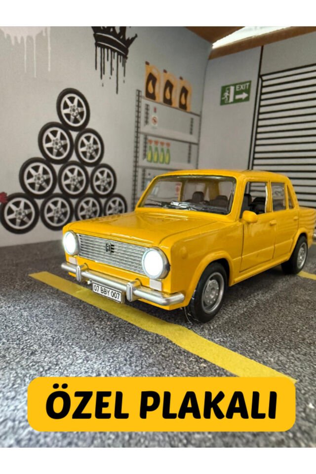 Kişiye Özel Plakalı Murat 124 Metal Araba Koleksiy