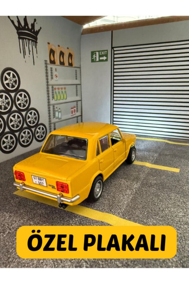 Kişiye Özel Plakalı Murat 124 Metal Araba Koleksiy