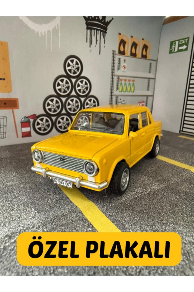 Kişiye Özel Plakalı Murat 124 Metal Araba Koleksiy
