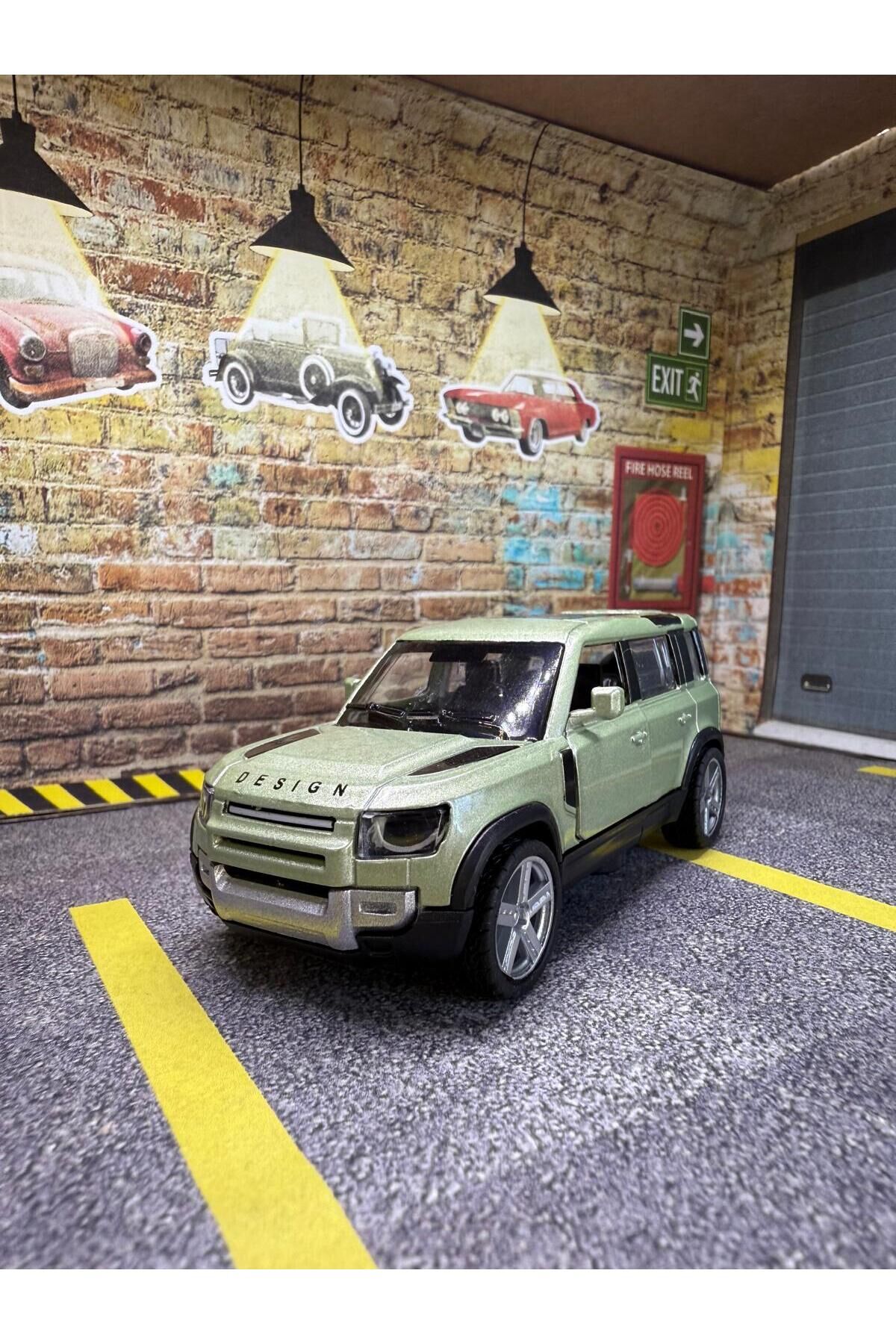 Land Rover Defender Jeep Metal Araba - Çek Bırak O