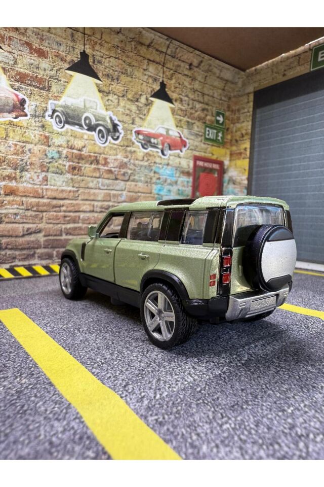 Land Rover Defender Jeep Metal Araba - Çek Bırak O